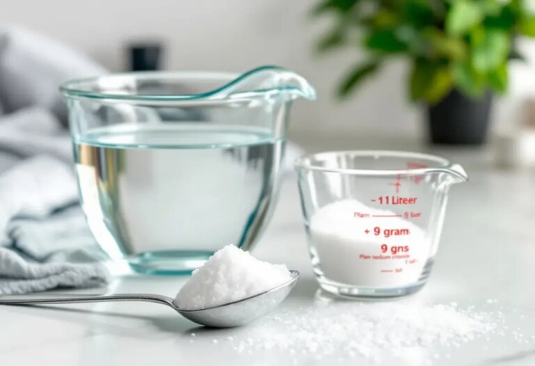 Comment faire du sérum physiologique maison facilement